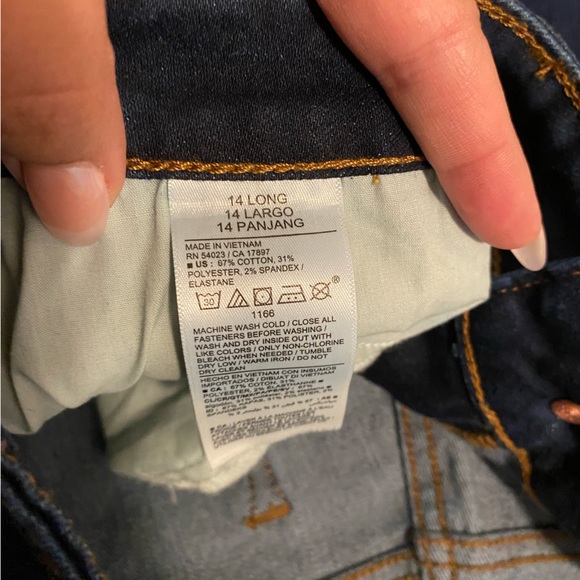 👡💓👀Dark wash midcut Bootcut Jeans - Picture 4 of 6